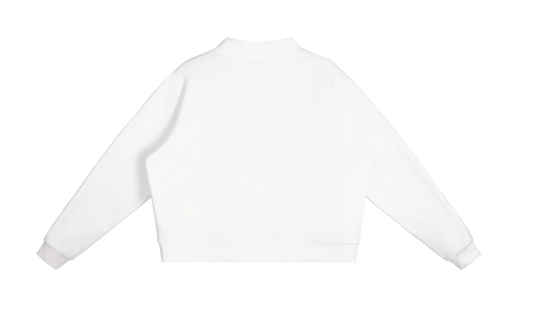 White long-sleeve shirt on a white background